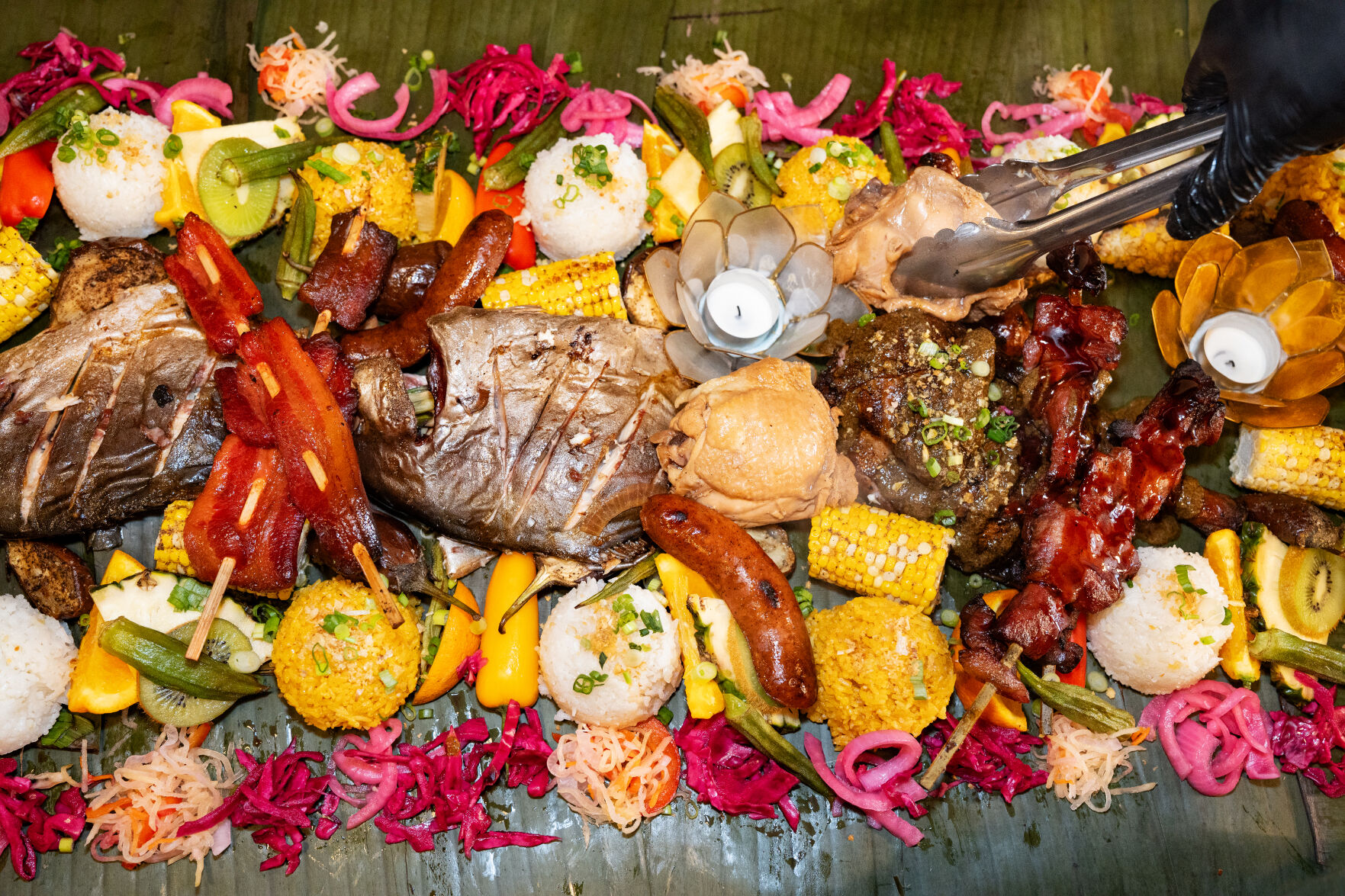 TheFattenedCaf finished kamayan over head cover